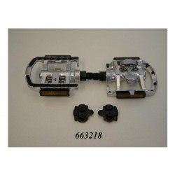Tecora Combi pedaal SPD alu p/pr