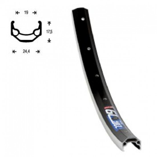 Ryde velg 26 ZAC19 zw 24.4mm 36/14