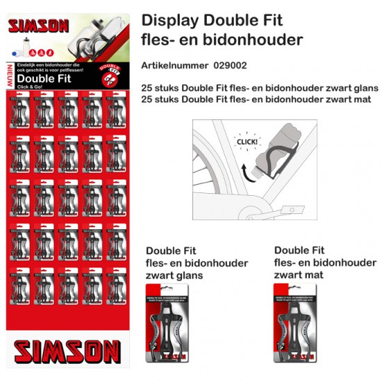 Simson pakket bidonhouder DoubleFit